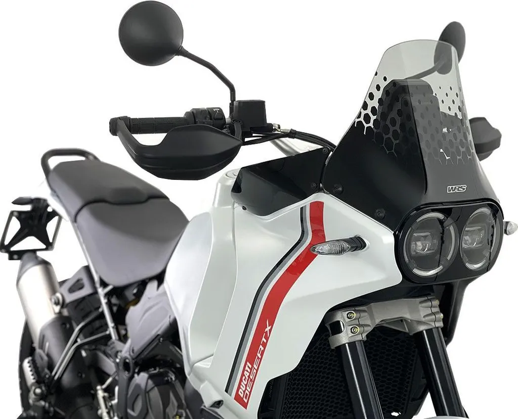 Wndscrn Enduro DesertX Smoke - Bulle renforcée anti-chocs et vibrations