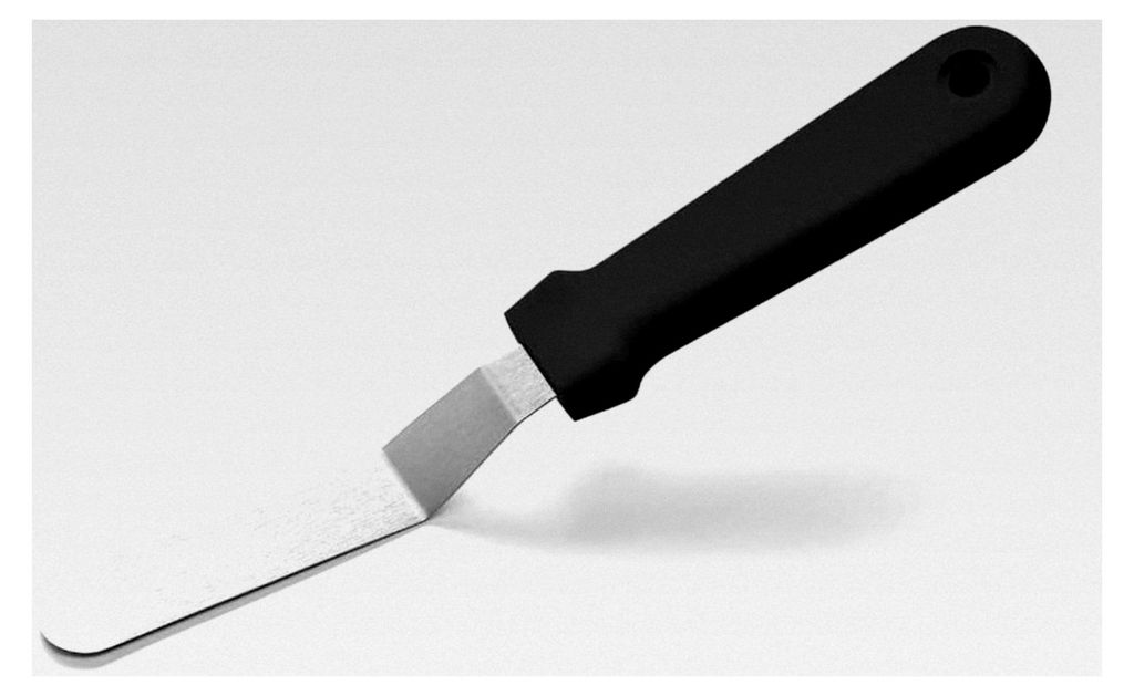 Edelstahl Winkelpaletten | 21,5 cm | Streichpaletten | Spatel für Backen | Streichmesser | Gerade Spatel | Tortenmesser | Kuchenmesser | für Kuch...