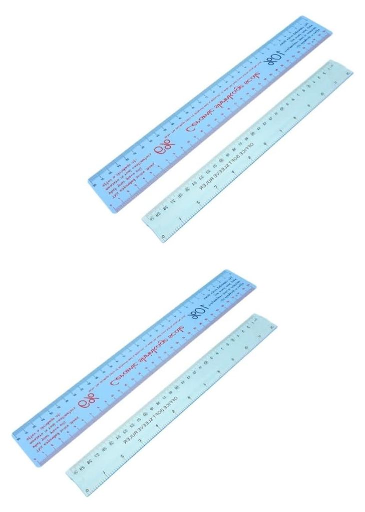 4-teiliges Keramik-Messwerkzeug Flexible Tonlineale für präzise Messungen und Modellierung für Töpferarbeiten und Skulpturen