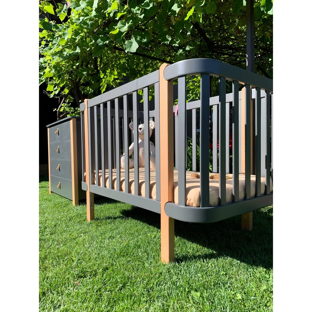 Lit Enfant Design 120x60 cm Veres Monaco Idéal pour Cododo Doux - 13