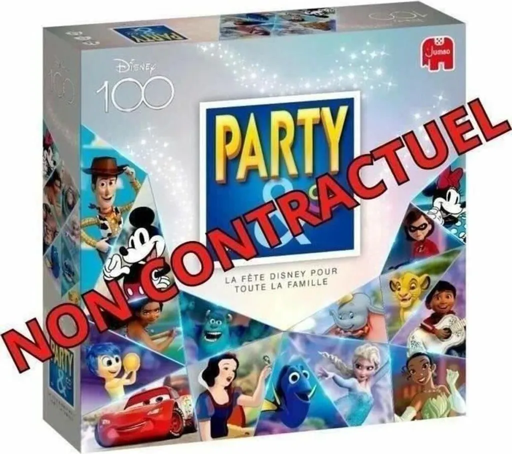 Jeu de plateau Party & Co Disney Dujardin avec mimes et défis amusants