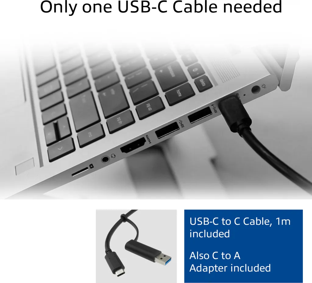 Réplicateur de ports multi-connexions ACT AC7048 USB-C noir - 9