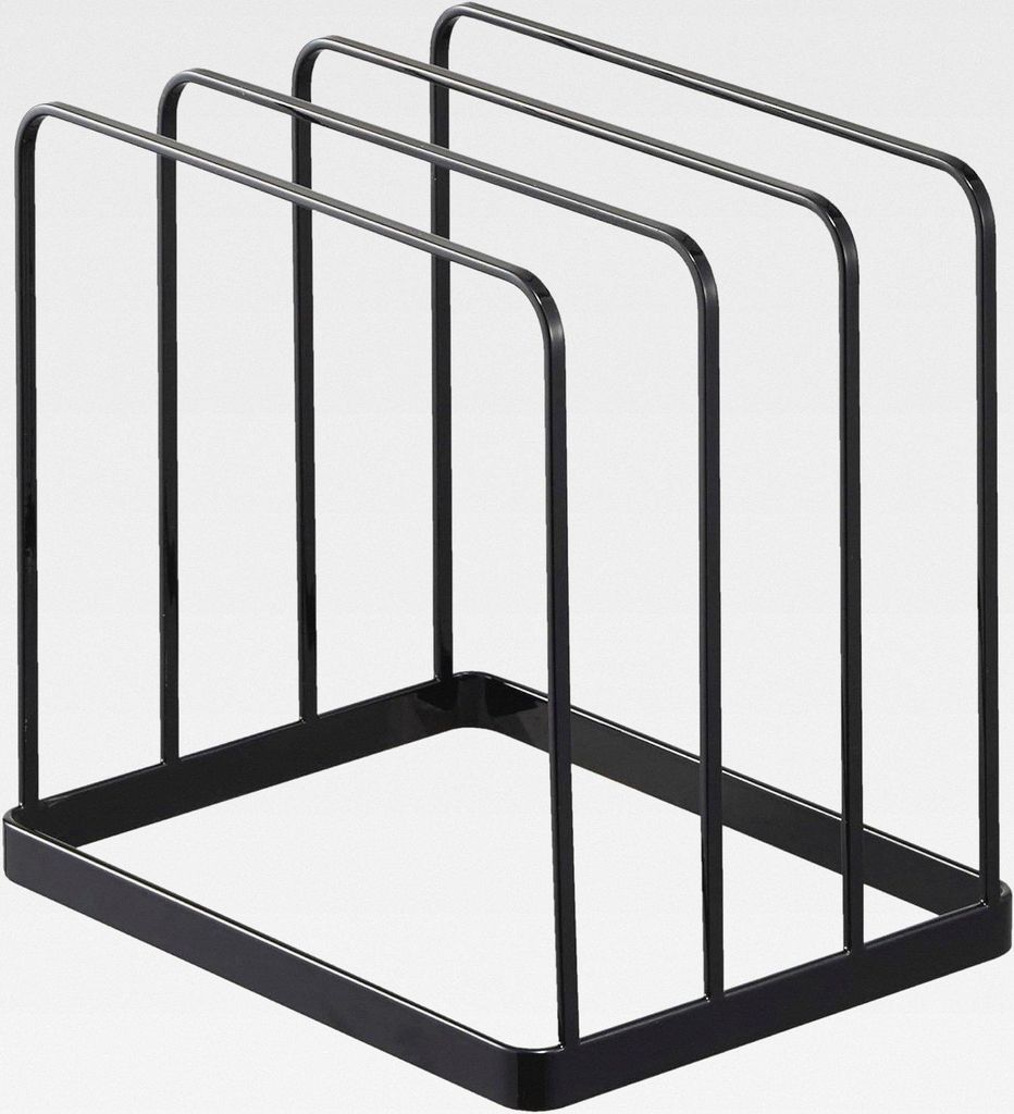 Stahl Tablettständer, Schwarz, 19.5cm x 16cm x 19.5cm
