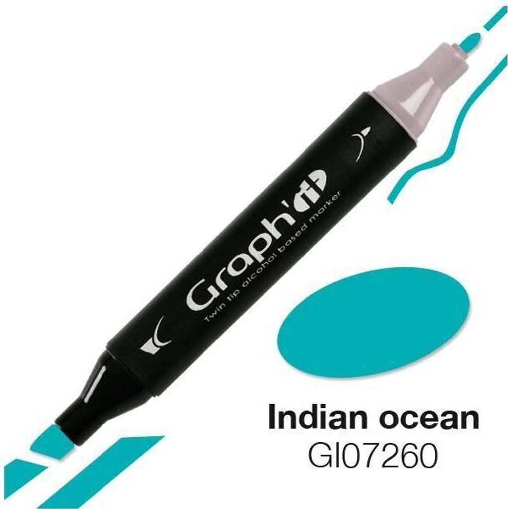 Graph'It Marker mit Doppelspitze - Indischer Ozean