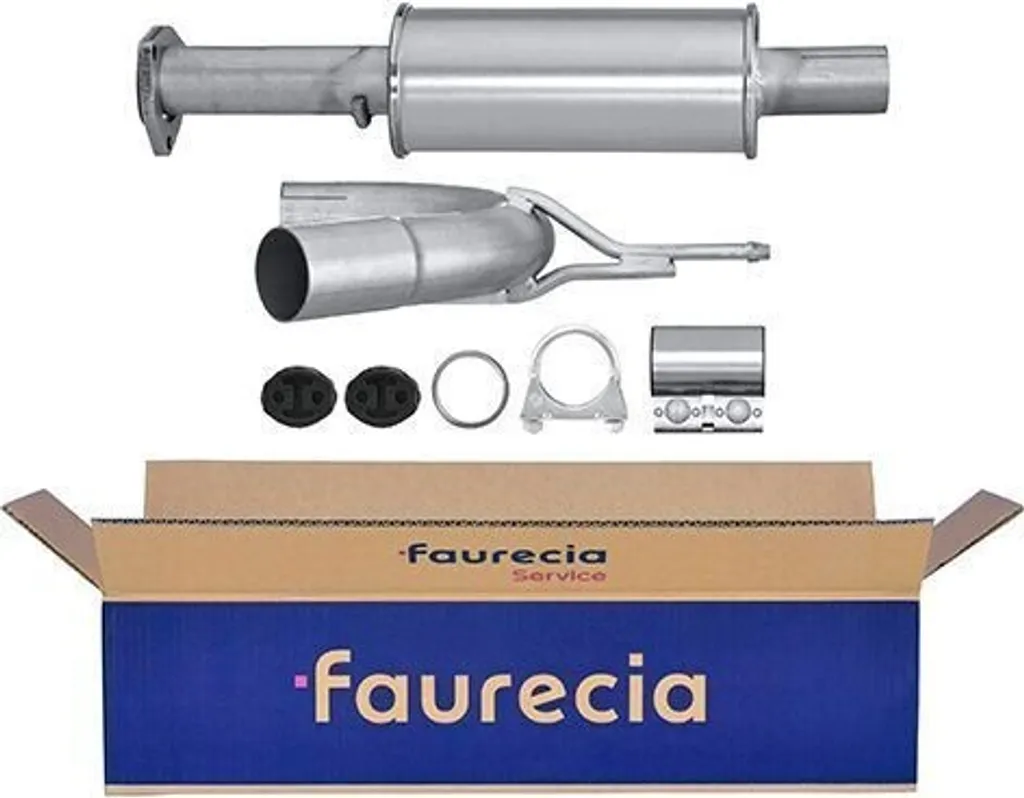 Échappement Silencieux Avant pour Fiat Ducato HELLA 8LB 366 020-361