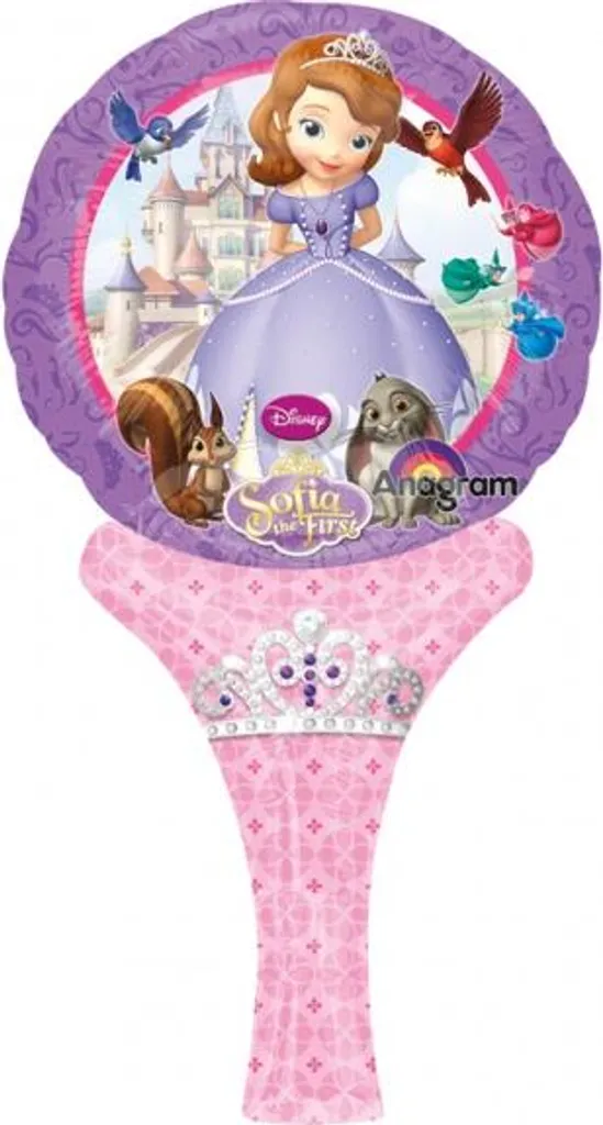 Mini ballon Sofia la première 25cm - Décoration brillante et durable