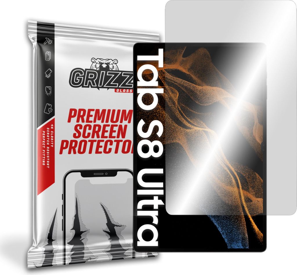 Hybriertes Glas GrizzGlass HybridGlass fr Samsung Galaxy Tab S8 Ultra