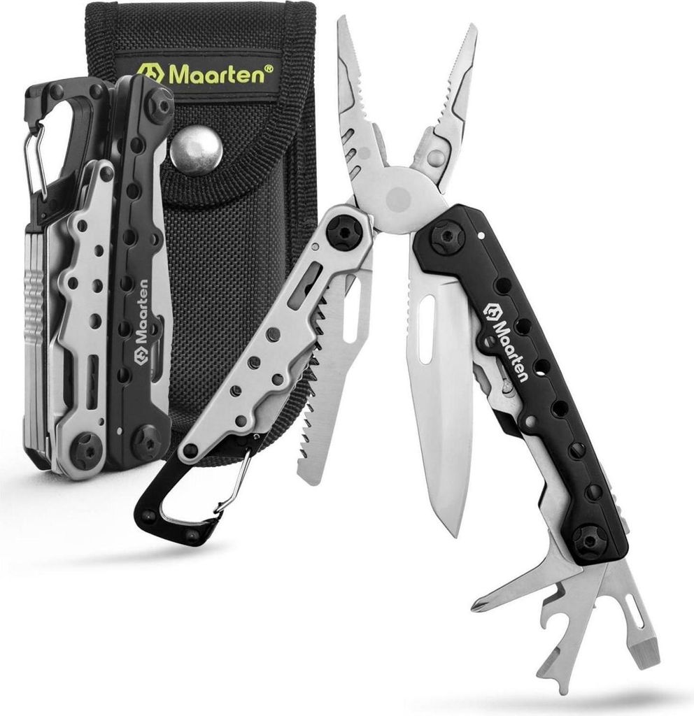 Maarten 11 in 1 Multitool Werkzeug aus Edelstahl mit Produktbild 