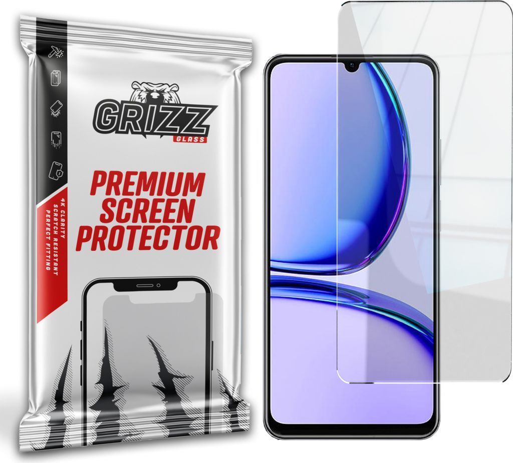 GrizzGlass Hybridglas HybridGlass für Realme C53