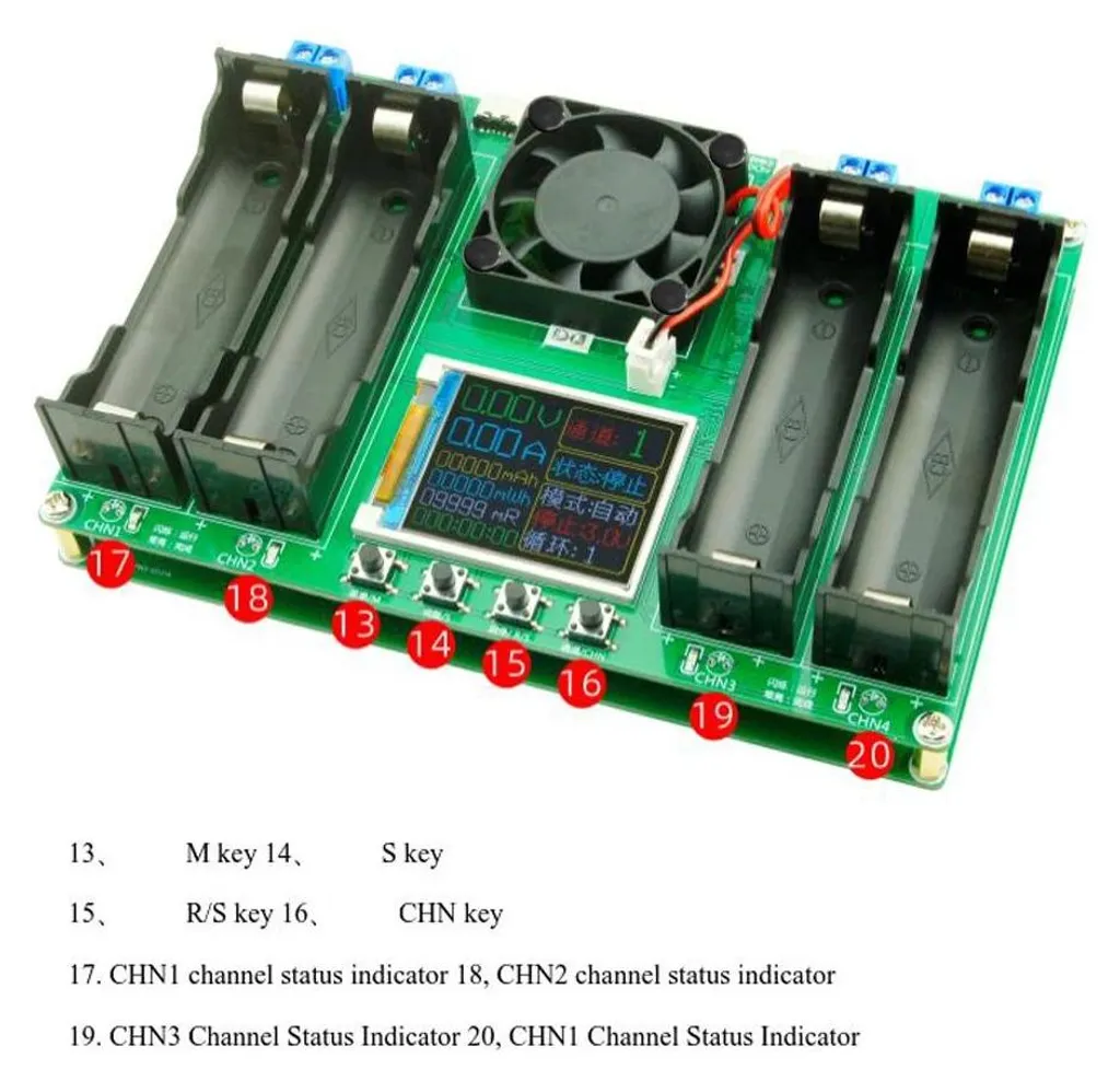 Module testeur de capacité lithium et analyseur de résistance interne - 3