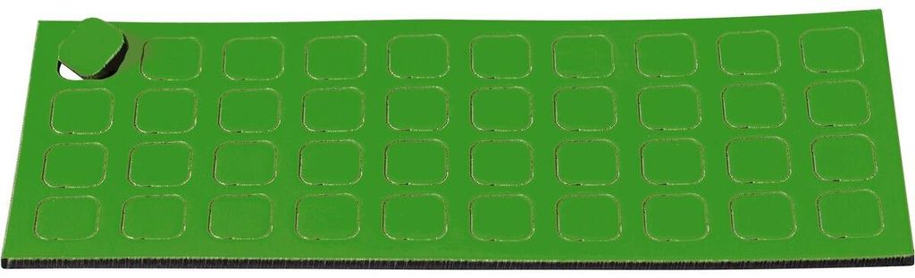 Magnetische Symbole Quadrat 9x9mm VE=40 Stück hellgrün Produktbild 