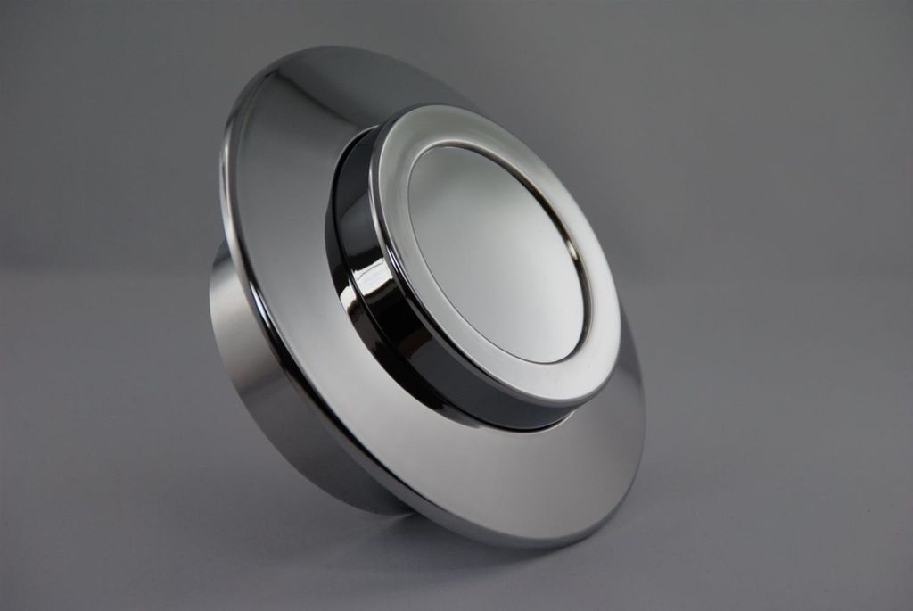 Wasserzähler Abdeckung chrom mit Blinddeckel passend zu Image du produit 