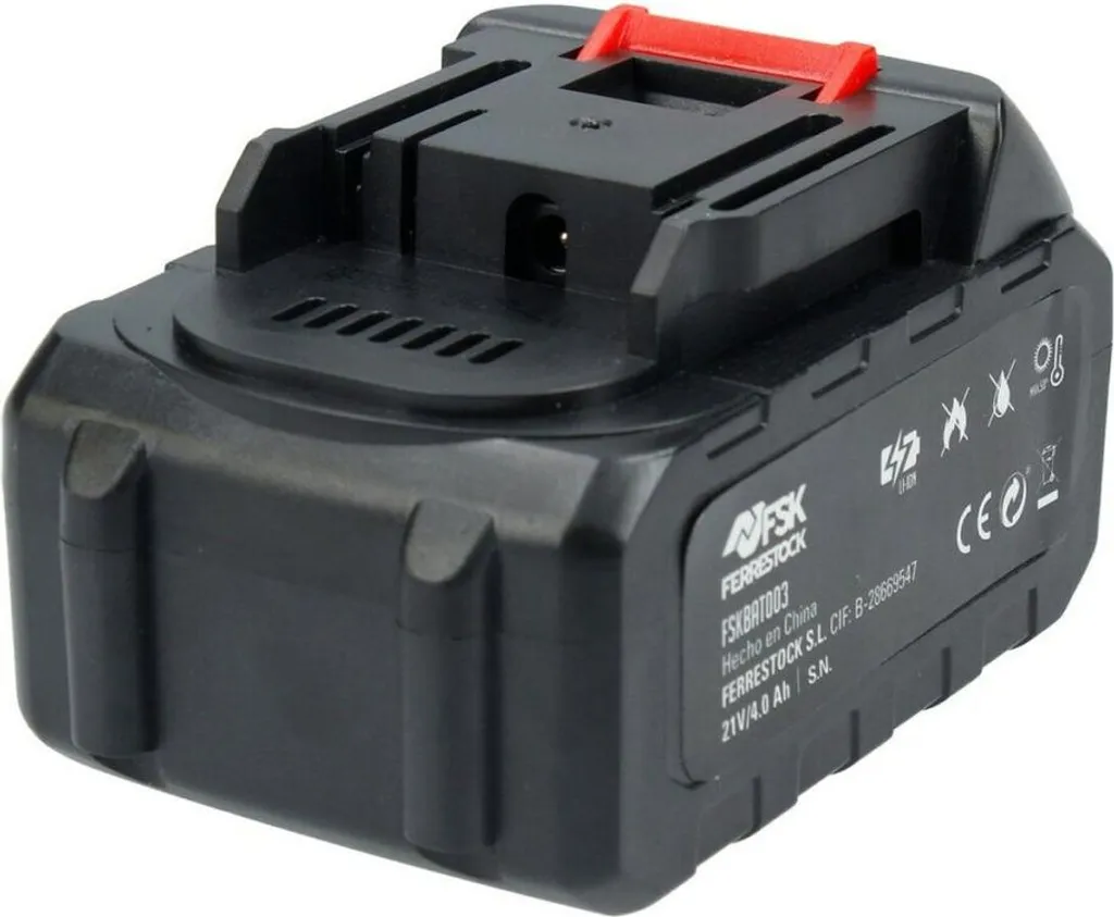 Batterie Ferrestock 32V 4Ah Lithium avec Chargeur EU Plug One Size Argent