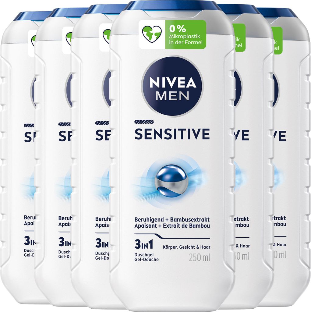 NIVEA MEN Pflegedusche Sensitive Duschgel empfindliche Haut Produktbild 