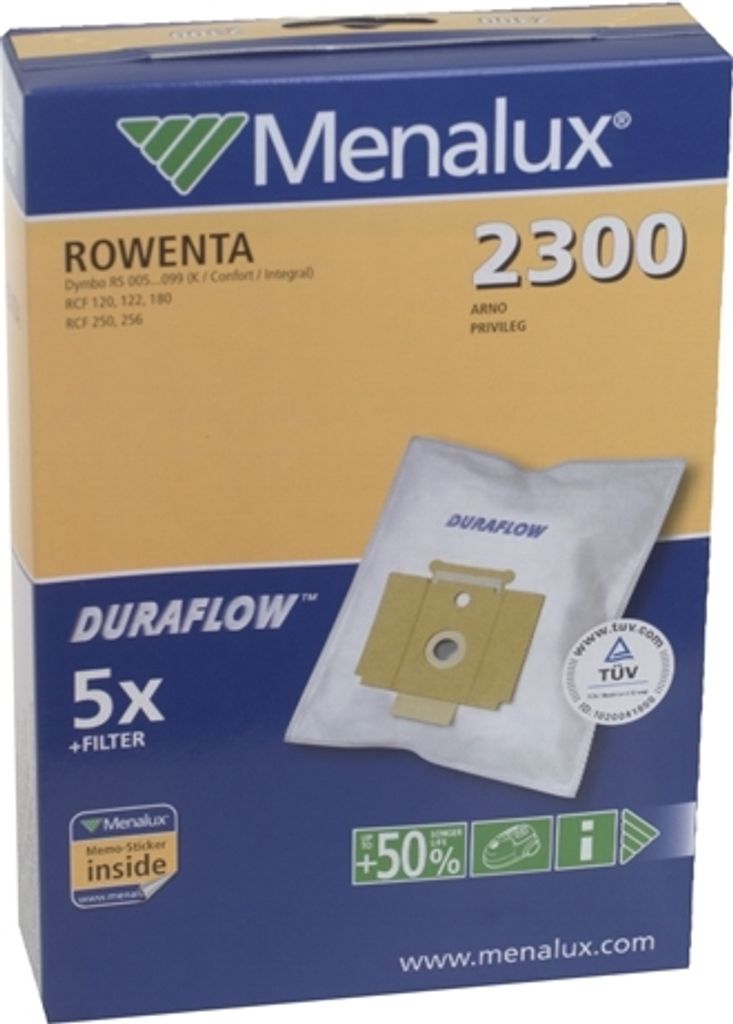 Menalux 2300 Duraflow 5 Staubsaugerbeutel Electrolux Produktbild 