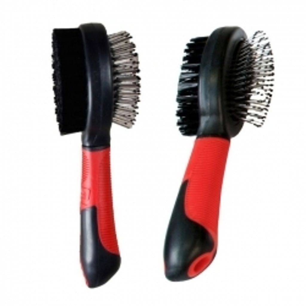Karlie Flamingo Professional 2 in 1-Bürste klein für Hunde Produktbild 