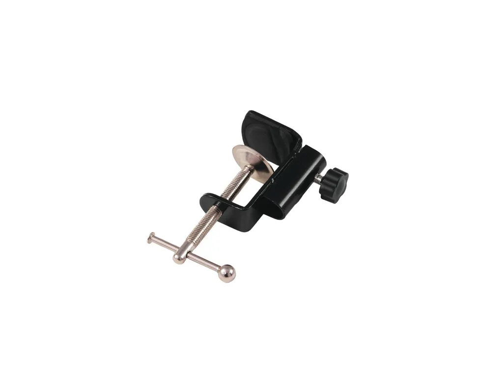 Support micro de bureau Omnitronic TMA-1N avec pince de fixation Pro