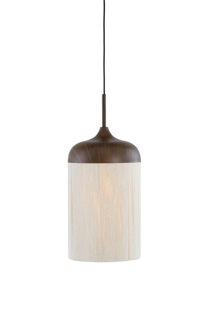 Light & Living - Hängelampe DANIA - Ø22x41,5cm - Braun