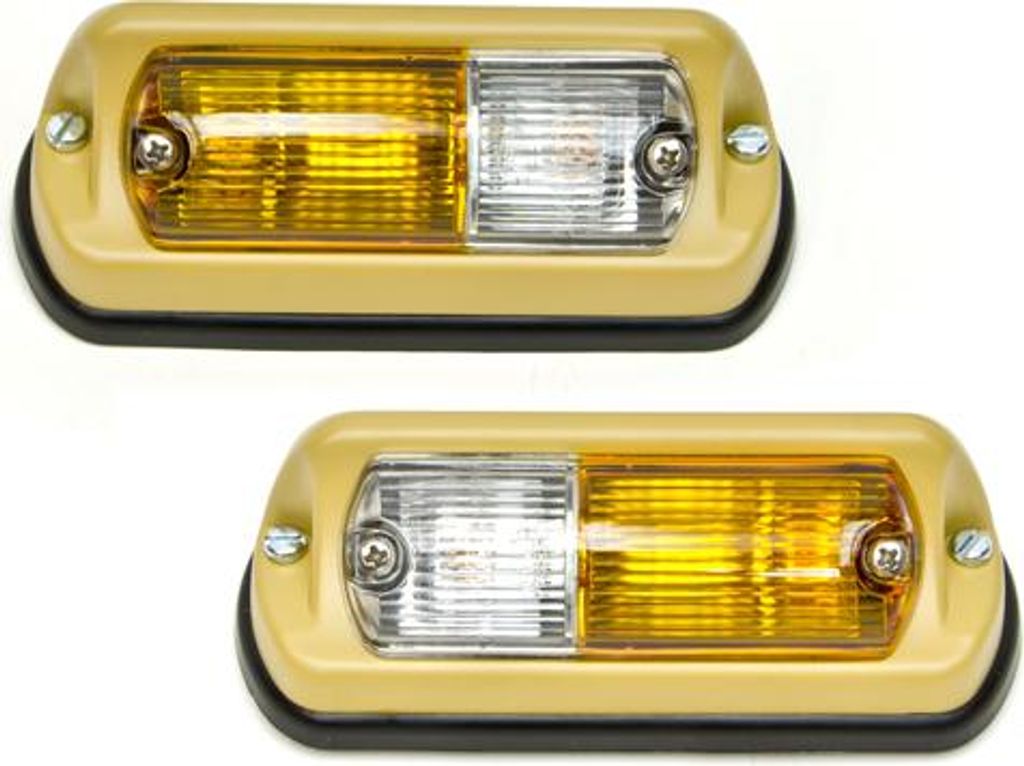 Blinker Blinkleuchten Satz Lens Standlicht Jeep CJ Wrangler YJ 72-95