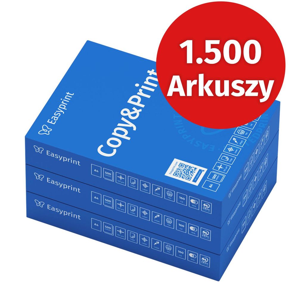Easyprint Papier do drukarek Papier do kopiowania 1500 Zdjęcie produktu 