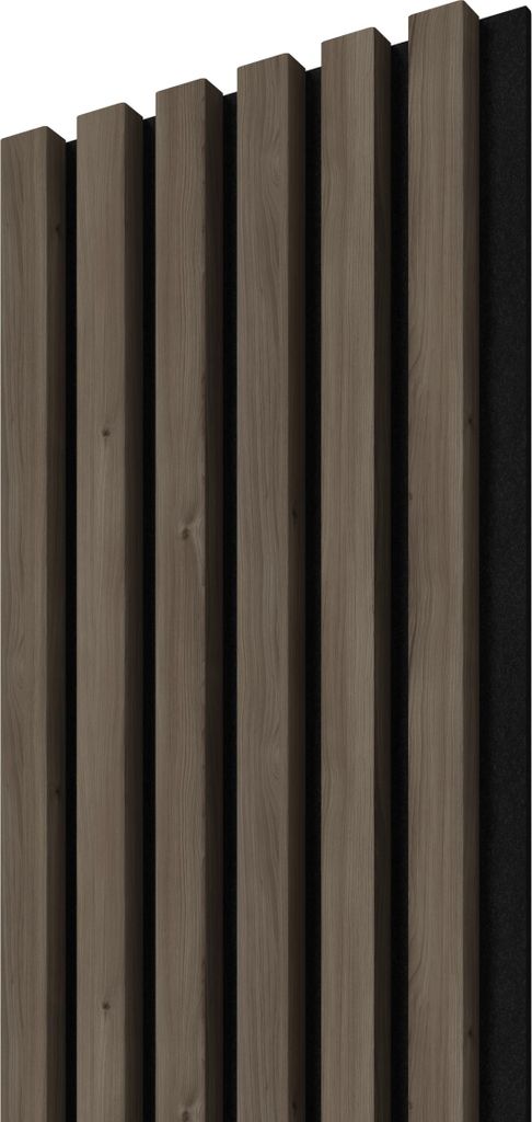 STEGU HAKIRA Wandlamelle schalldämpfend MDF Beige auf Schwarz 2650x245x22 mm