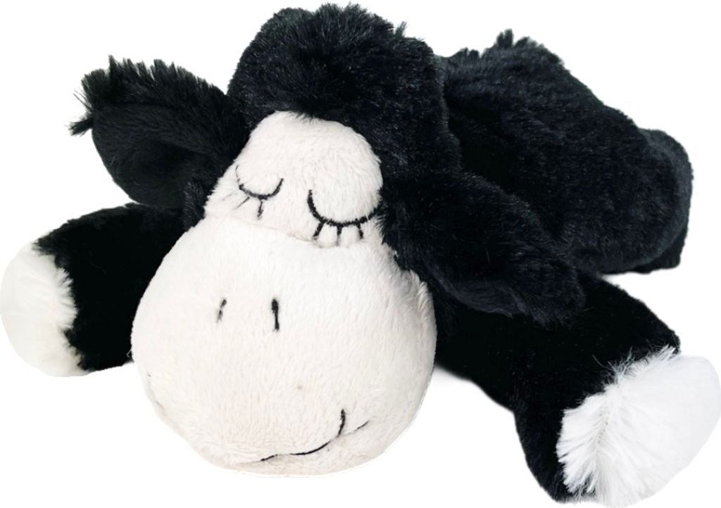 Inware Kuscheltier Schmusetier Plüschtier Schäfchen schwarz 20 cm