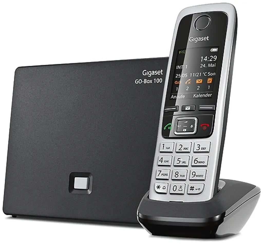Téléphone sans fil VoIP Gigaset C430A GO avec base déportée et DECT