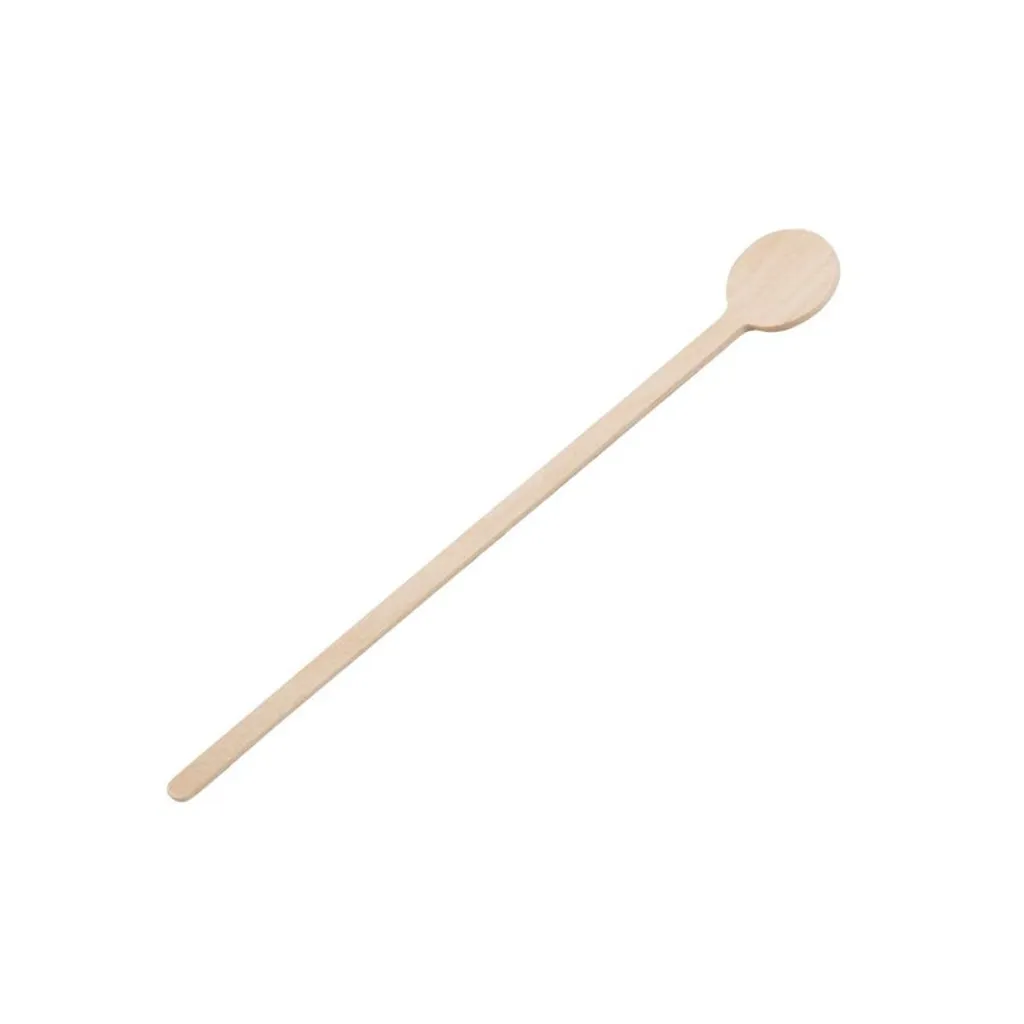 Fiesta Agitatori da cocktail in legno biodegradabili e compostabili 15 cm (100 pezzi)
