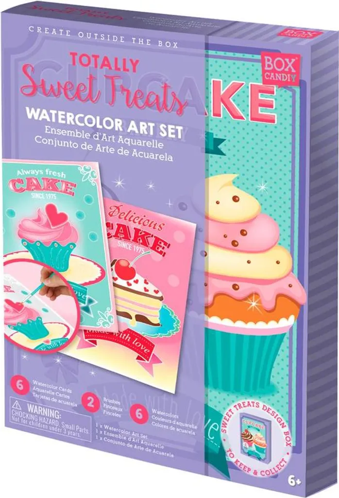 Activités manuelles enfant Box Candiy kit aquarelle pour cadeau idéal