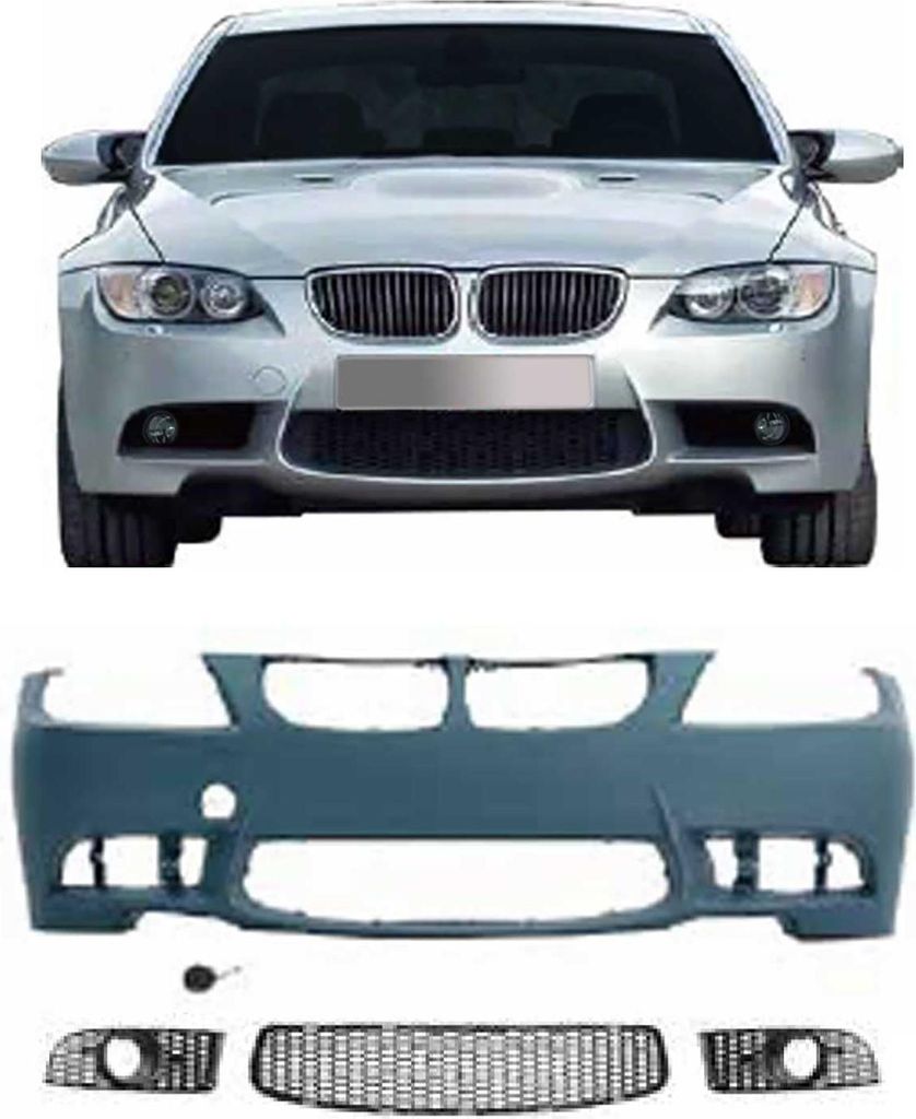 JOM Stoßstange für BMW E90/ E91 LCI 2008-09/2011 4-türer Schwarz
