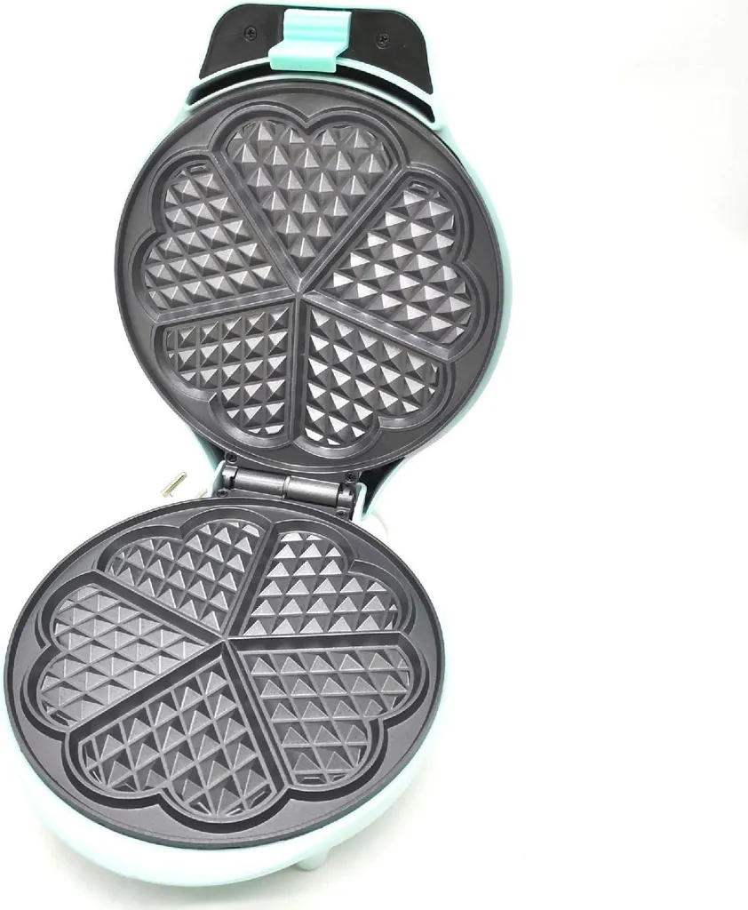 Bestron Piastra Waffle 700W Menta | Cottura Uniforme e Antiaderente - 11