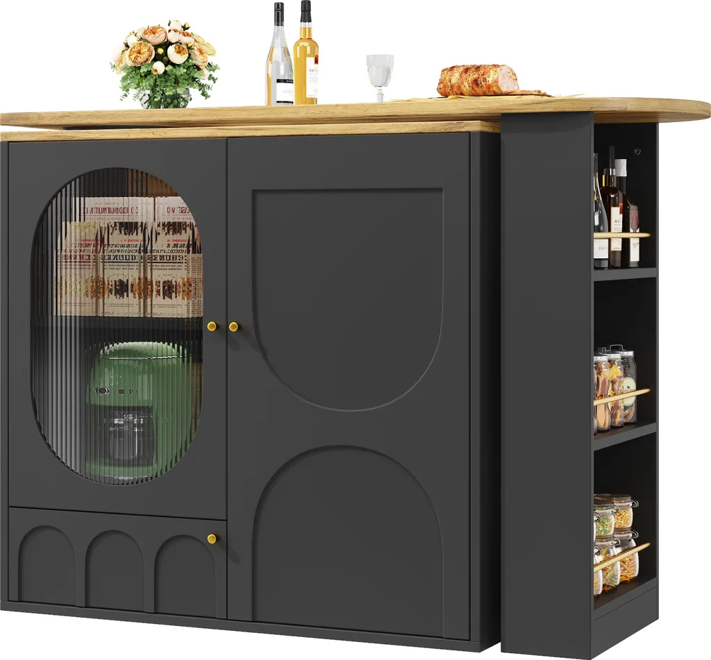 Table de cuisine avec rangement ajustable pour optimiser l'espace - 9