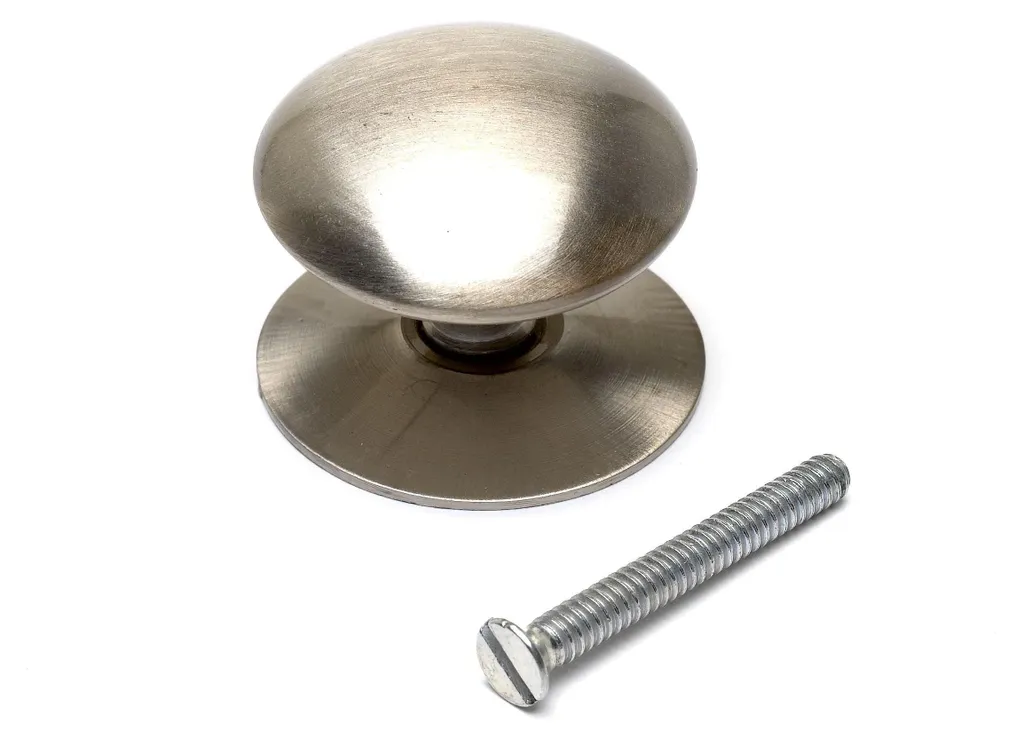 Bouton de porte 50 mm victorien nickel blanc : remplacez vos poignées x2