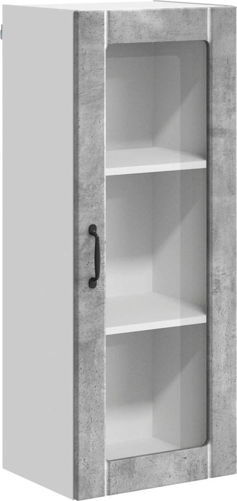 Küchenschrank Beton Grau 40 x 31 x 100 cm Holzwerkstoff