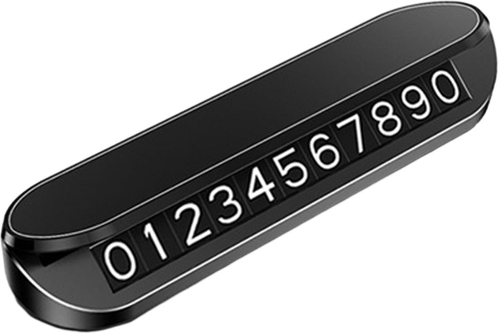 Parkplatz Nummernschild Nacht Leuchtende Armaturenbrett Halterung Universal Auto Temporäre Telefonnummer Zeichen Auto Innen Zubehör