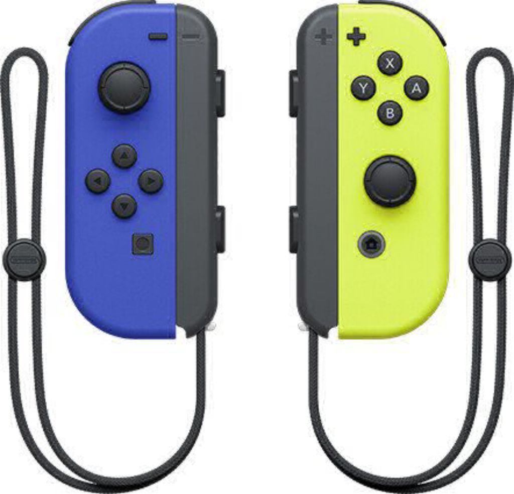 Nintendo Joy-Con czarny, niebieski, żółty analogowy/cyfrowy Zdjęcie produktu 6