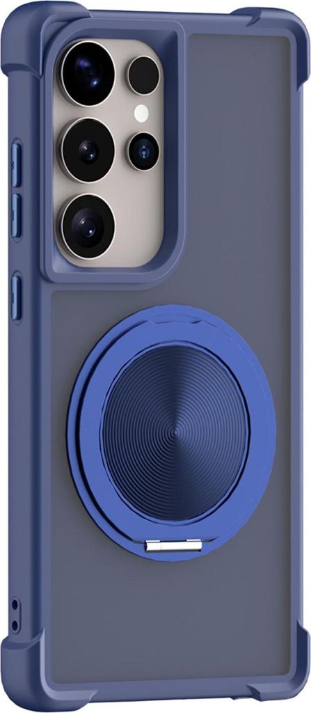 MagSafe Handy Hülle für Samsung Galaxy S26 Ultra mit 360 Grad Ringhalter Blau