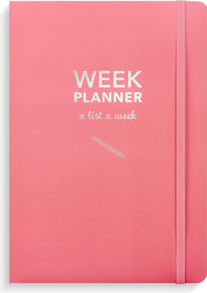 Burde Week Planner undated pink