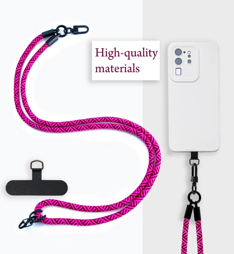 Cadorabo Catena Portacellulare Rosa per Huawei Y625 | Cover con Laccio - 6