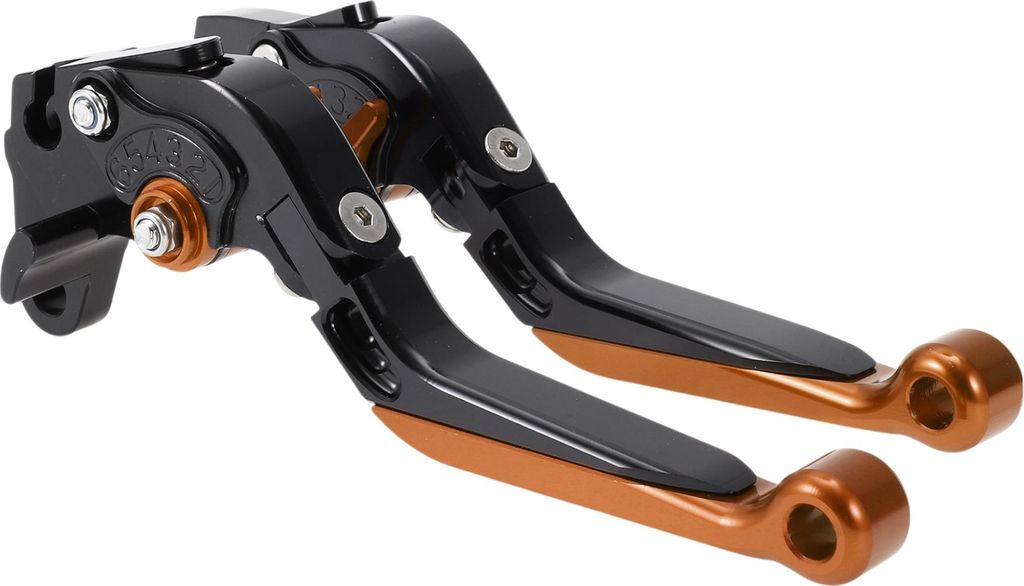 Kurz Lang Bremse Kupplung Hebel für Yamaha WR125X 2009-2015 Verstellbarer Motorrad Lenker Bremshebel Aluminium Legierung Schwarz Griff Orange Ende