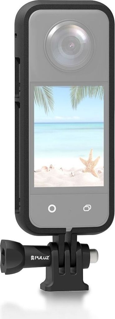 Schutz Hülle für Insta360 X3 Case Cover Tasche Bumper Kunststoff Etui Schwarz