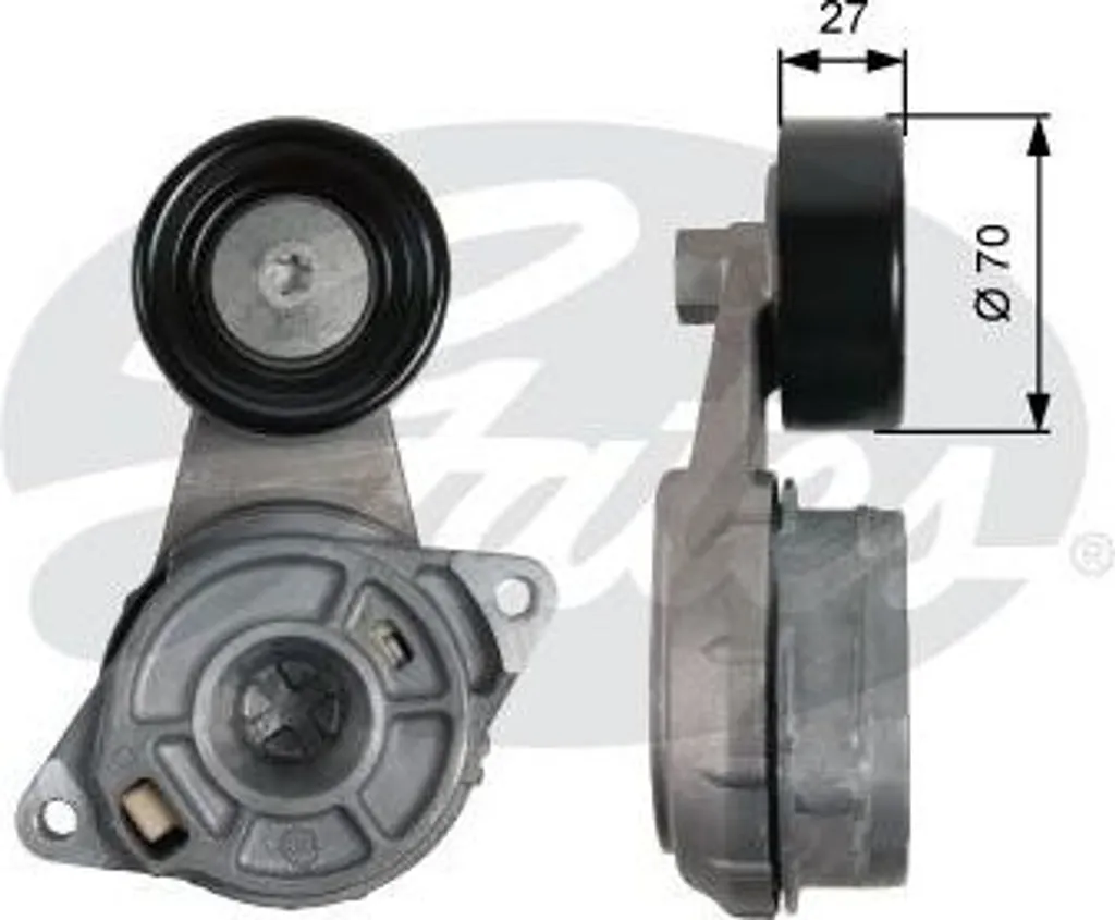 Galet tendeur de courroie accessoire pour Honda Civic et Jazz City
