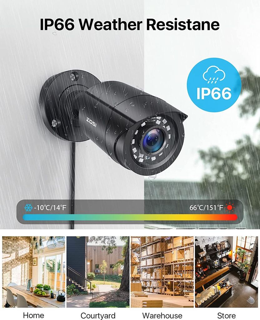 ZOSI 8CH 1080P Full HD DVR Video Überwachungssystem mit 2TB Produktbild 7