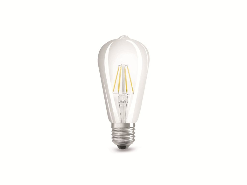 Osram LED Filament Edison Leuchtmittel 7W = 60W E27 klar warmweiß 2700K