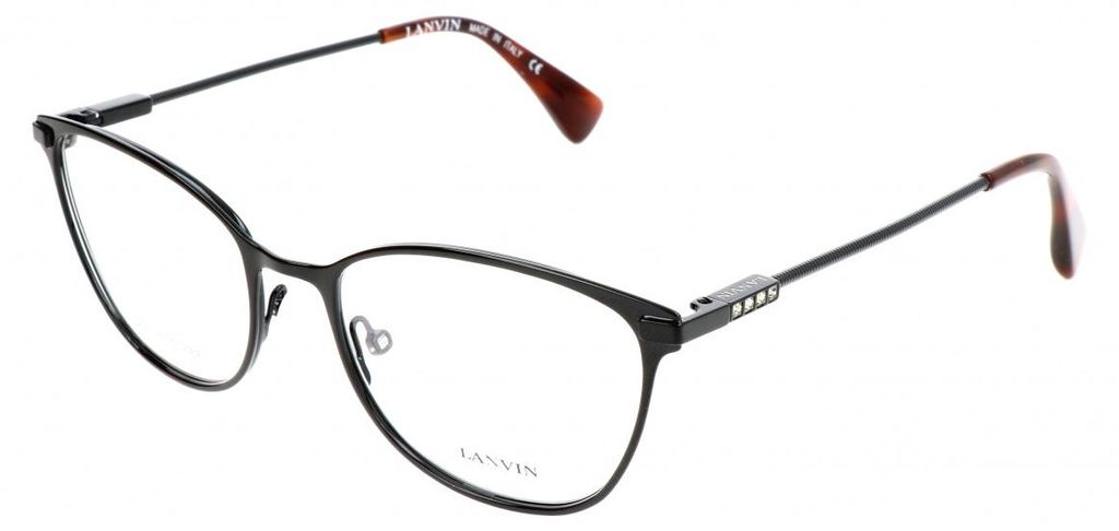 Lanvin VLN095S Shiny black 52/18/140 Damen Brillen