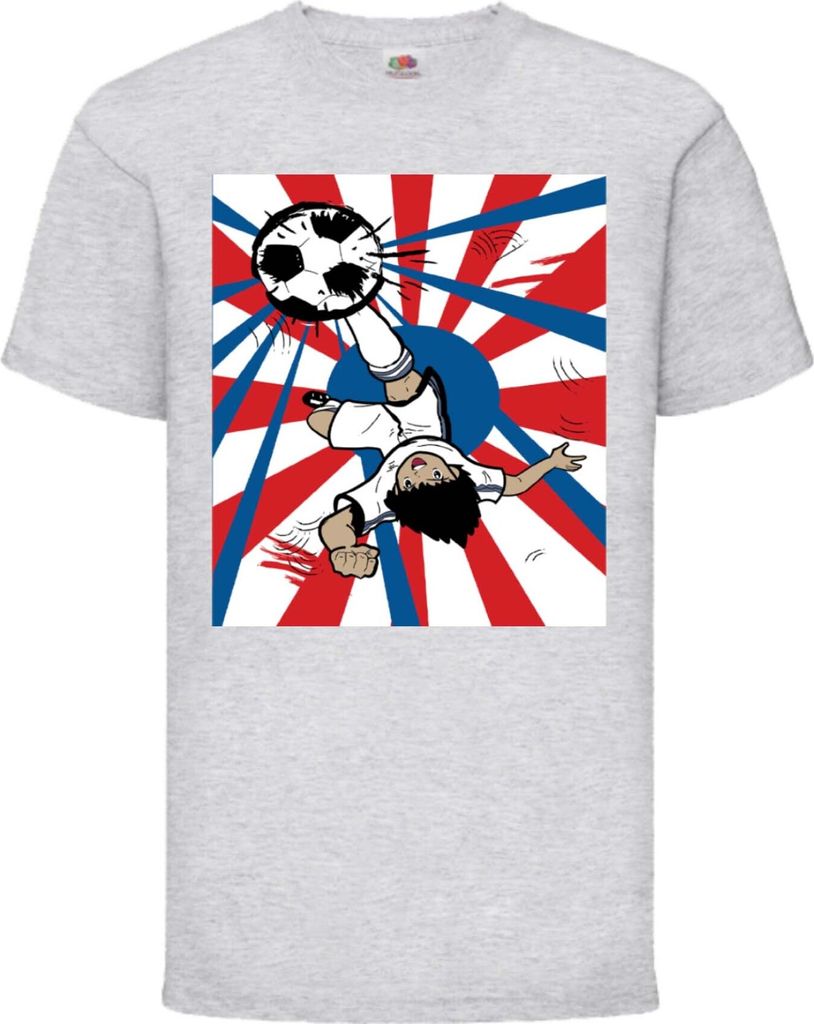 Kinder T-Shirt Captain Tsubasa 03 Oozora, 12-13 Jahr - 152 / Grau