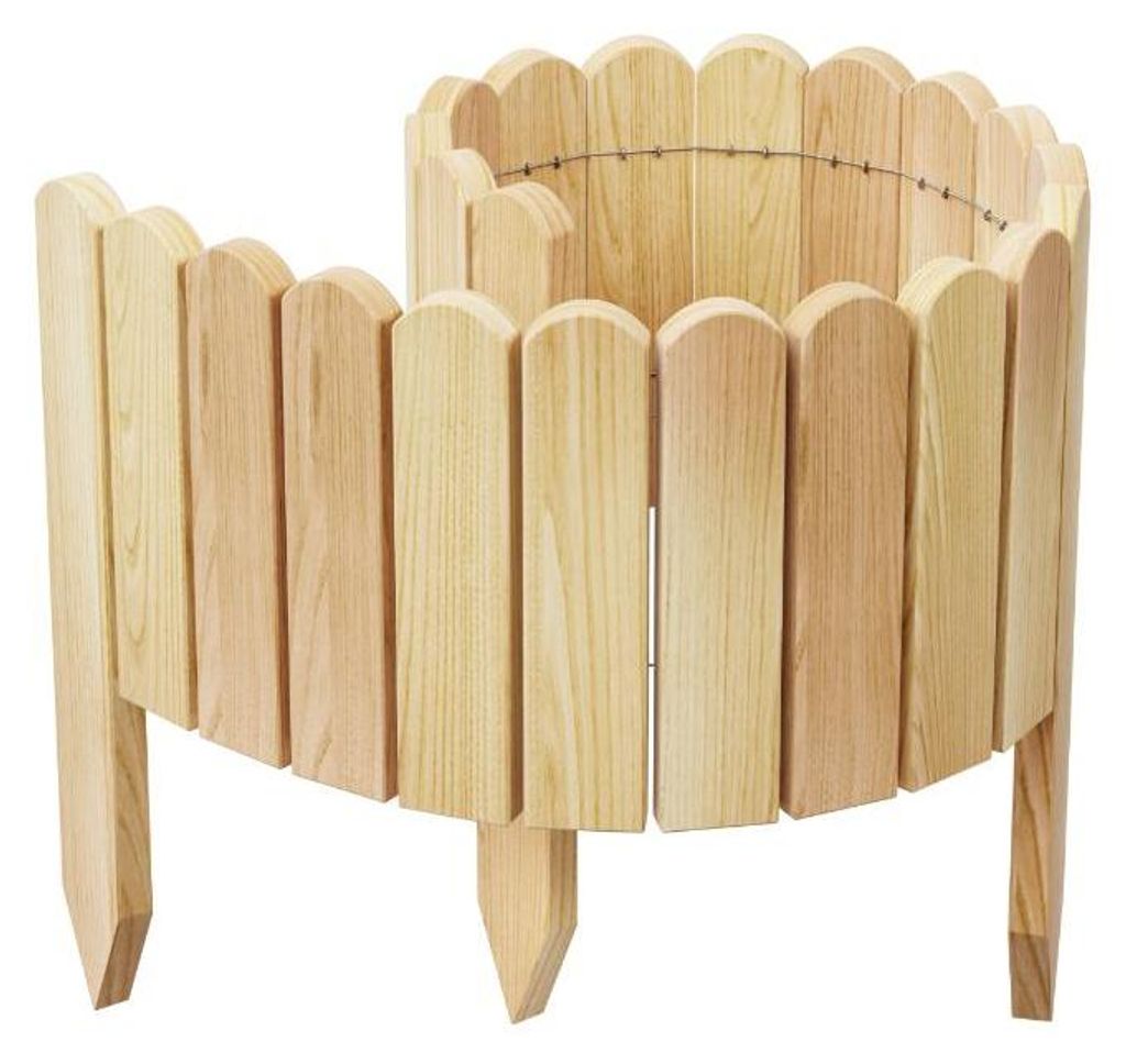 be4nature Flexible Holz Beeteinfassung 30 x 100 cm Produktbild 