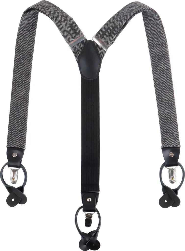 Bretelles à Chevrons Anthracite Karlowsky AG 4 Accessoire de Mode Mixte - 2