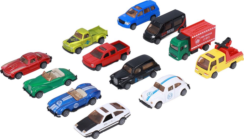 Fahrzeug Set,Kinder Auto Spielzeug,Auto Modell Set,Pull Produktbild 