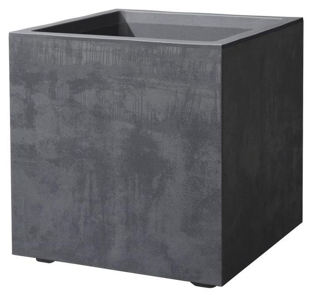 Deroma Pflanztopf Millenium Kunststoff anthrazit 39 x 39 cm Produktbild 
